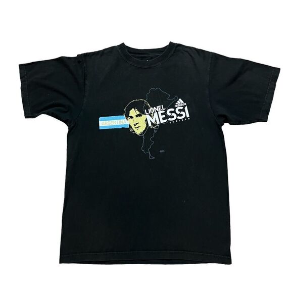 Retro Adidas Lionel Messi Tee - Picture 1 of 4